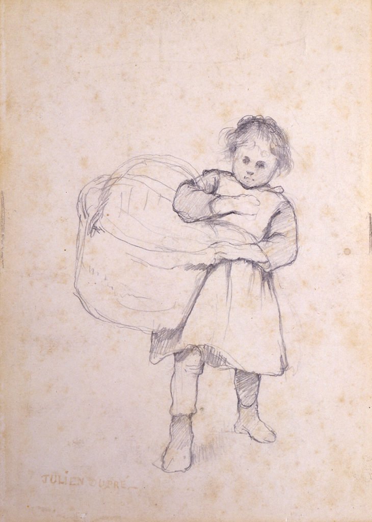 Study for Child - Femme portant la soupe - Julien Dupre