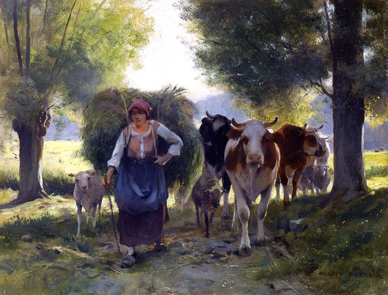 The Shepherdess - Julien Dupre