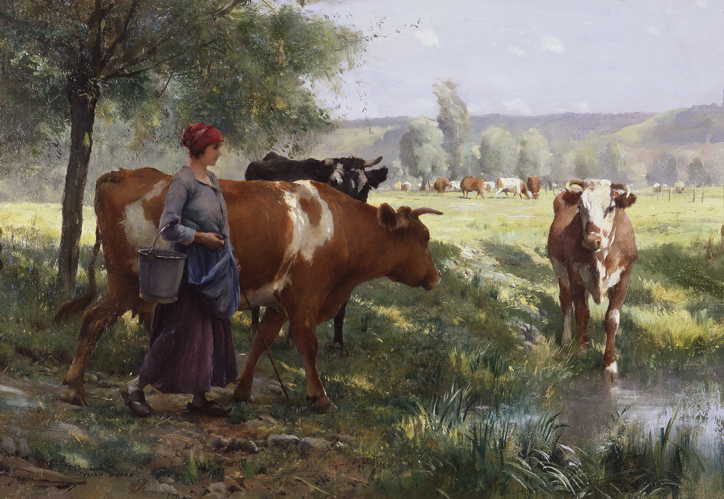 The Young Milkmaid - Julien Dupre