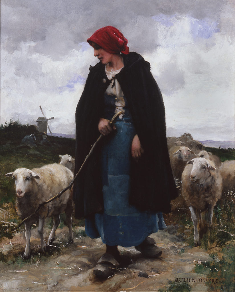 The Shepherdess - Julien Dupre