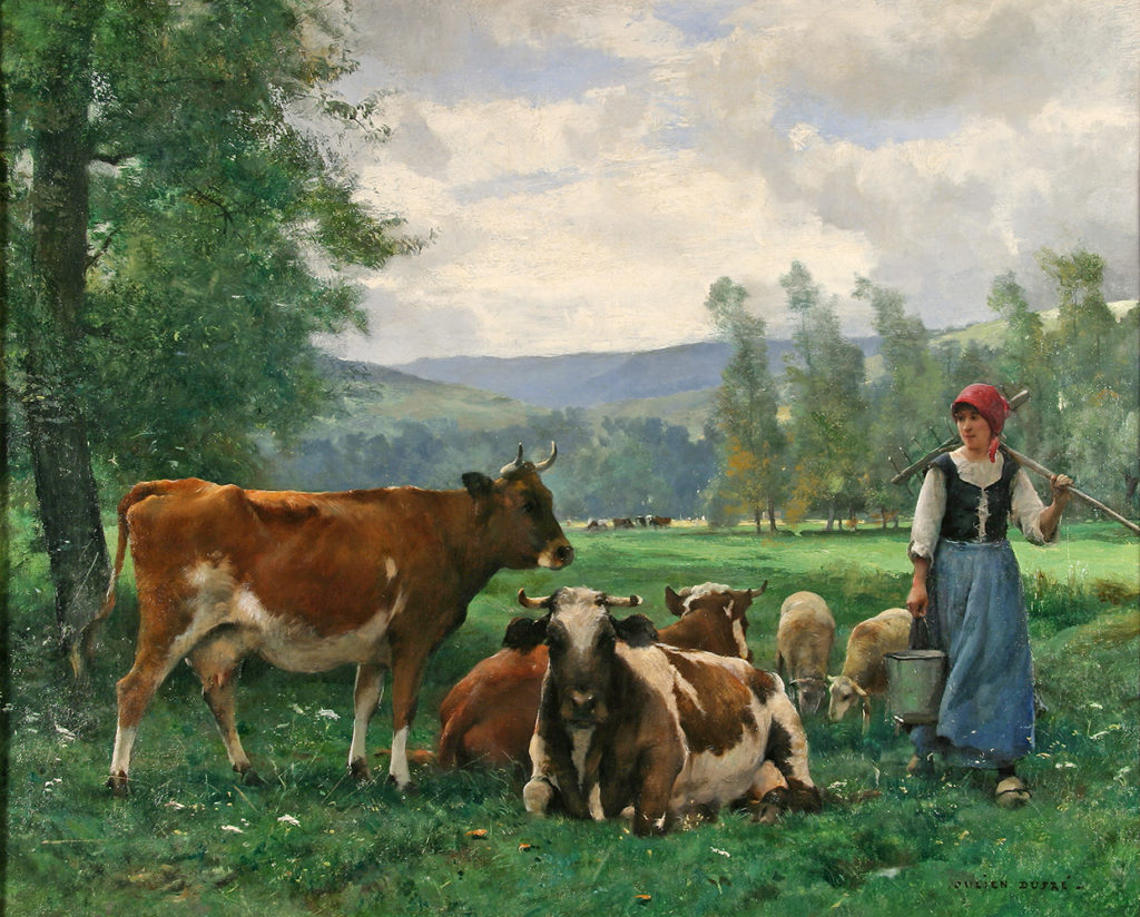 Tending the Herd - Julien Dupre