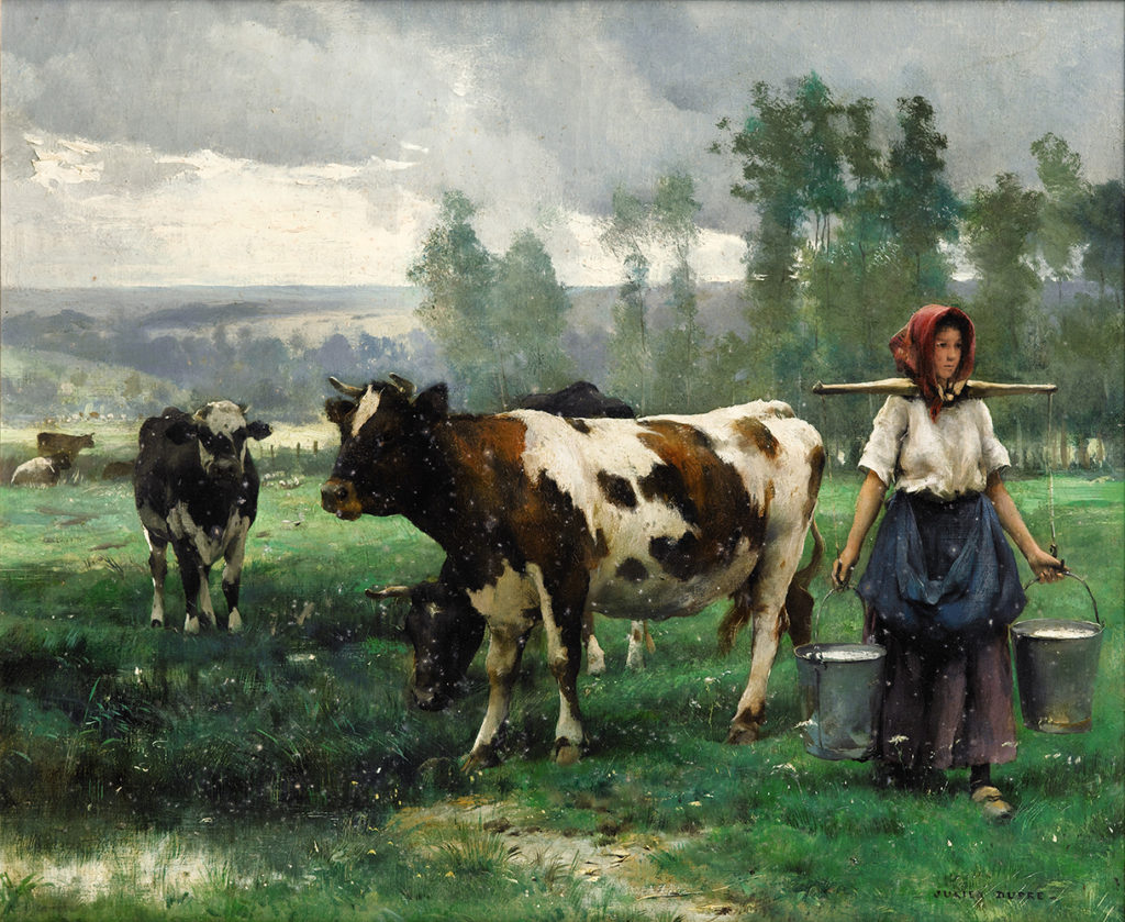 The Milkmaid (La Laitière) - Julien Dupre