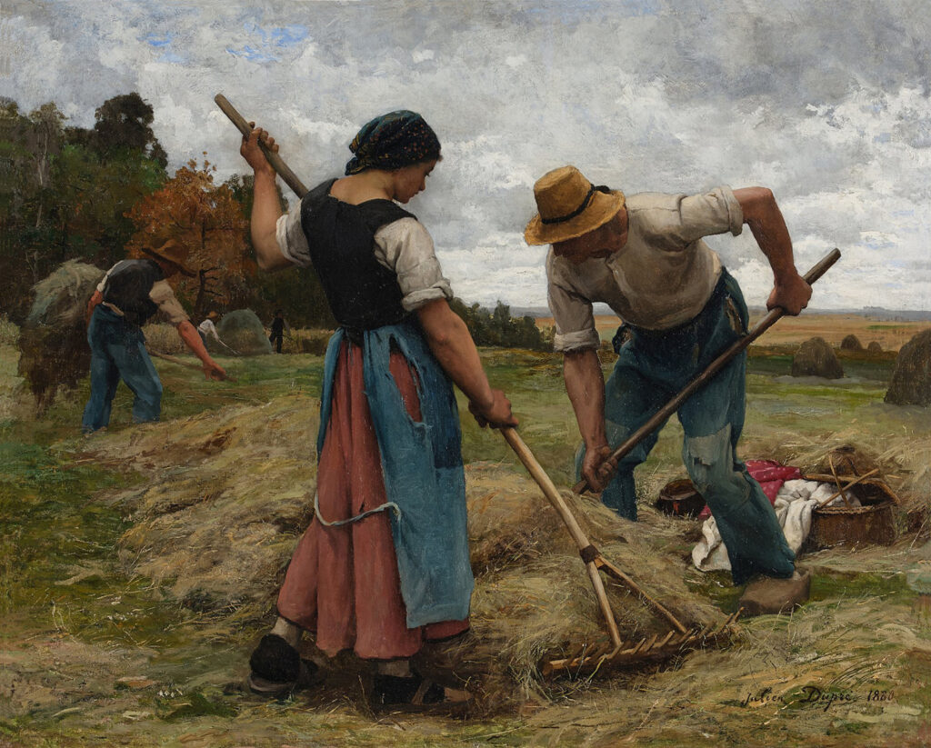 people working in the fields